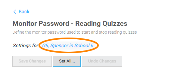 select the link to choose the classes