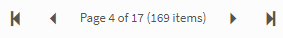 example of the navigation arrows at the bottom of the page