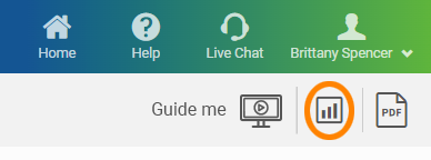 select the Reports icon