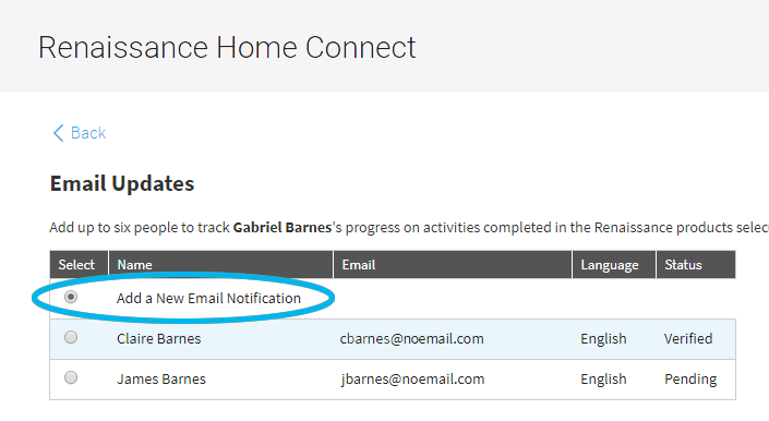 Add a New Email Notification