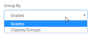 the Group By drop-down list