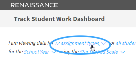 the assignment types link
