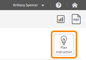the Plan Instruction button