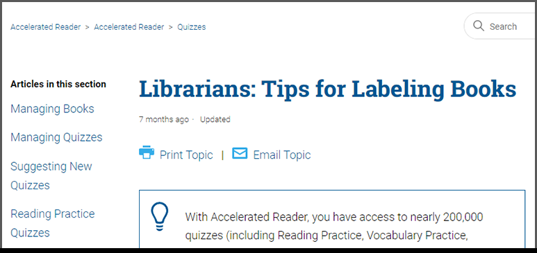 Tips for Librarians
