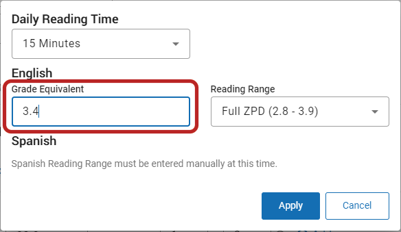 the Grade Equivalent