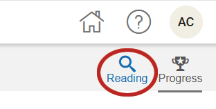 the Reading icon